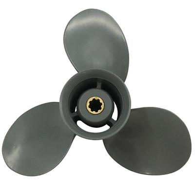 Hélice de bateau 9 1/4x12 adaptée au hors-bord Honda 20HP 3 lames en aluminium 8 dents OEM NO: 58130-ZV7-000ZA 9,25x12