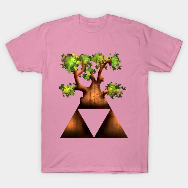 T Shirt Women Triforce Tree Harajuku Print Kawaii Tshirt Summer Short Sleeve Female T-Shirt Top Tee