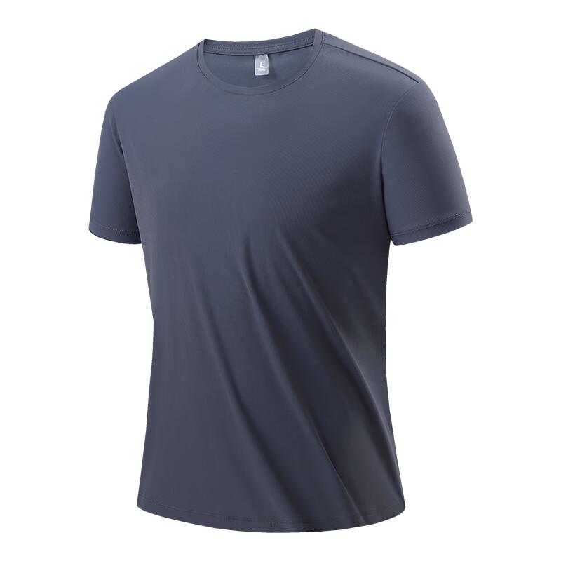 Unisex Ice Silk Quick-Dry Round Neck T-Shirt