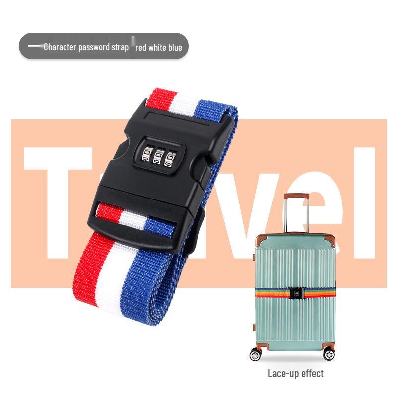 Polypropylene One-Word Luggage Strap for Suitcase Reinforcement with Wheels