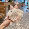 Lop-Eared Rabbit Plush Keychain: Cute Cartoon Pendant and Ornament