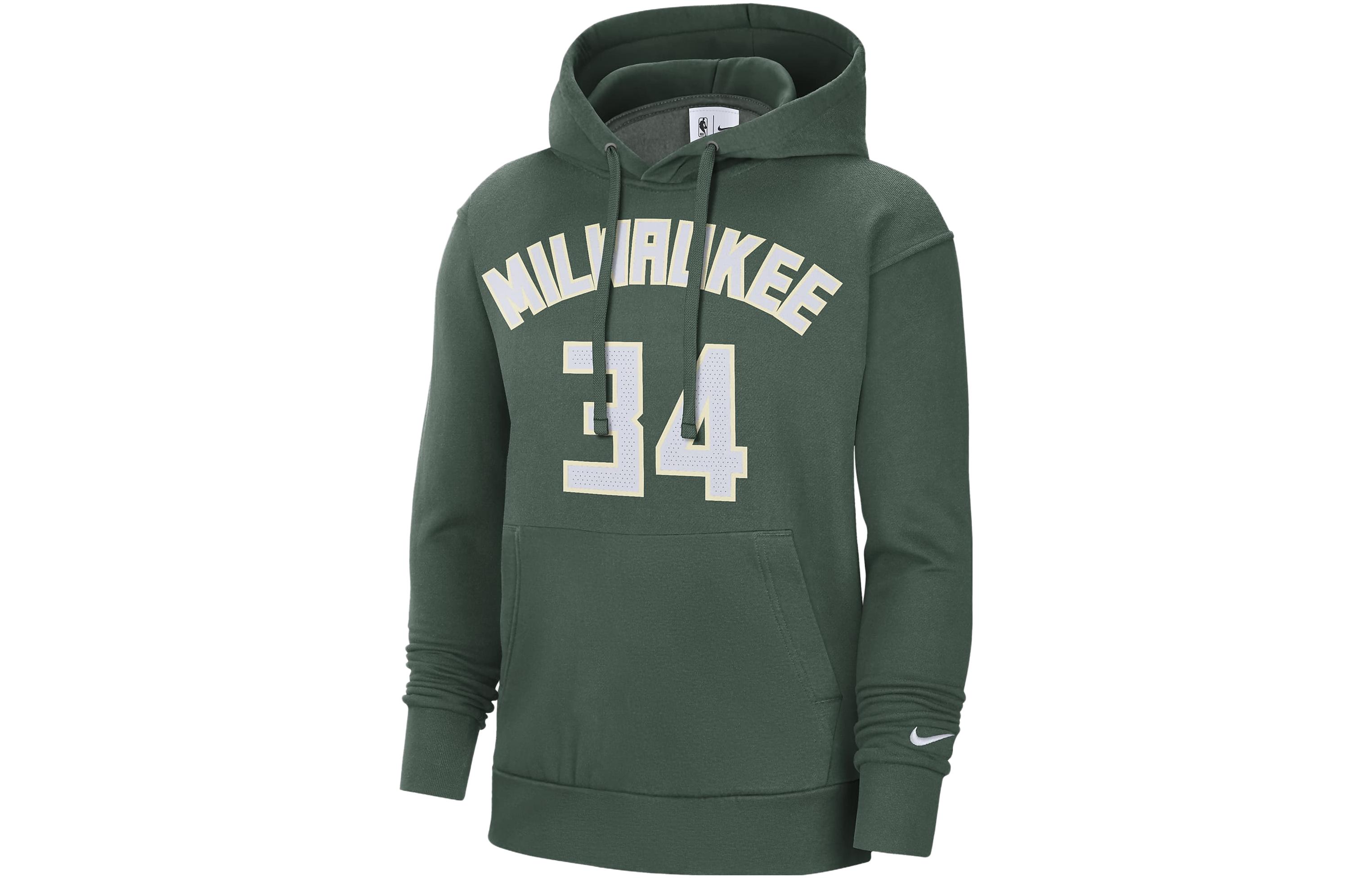 Nike Nba Milwaukee Bucks Giannis Antetokounmpo Essential Fleece Hoodie DB1184-323 L