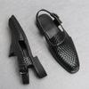 Fashion Mens Sandals Summer Beach Shoes Men Outdoor Business Casual Shoes Breathable Fashion Slippers Banquet Mules Luxury Garden Shoes