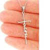 Cross Necklace Titanium Steel Wind Stainless Steel Jewelry Letter Faith Pendant