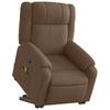 Recliner with Lift Assist Brown Fabric