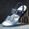 Men's cool slippers summer wear large size breathable outdoor sandals men's beach shoes fashion casual