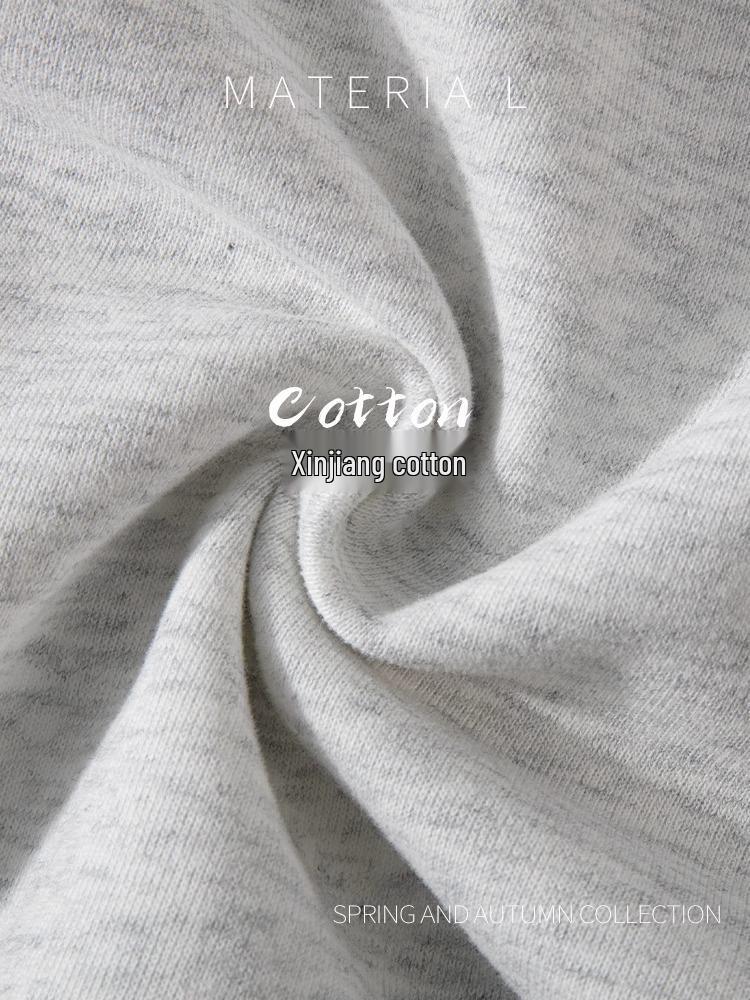 Women's Grey Hooded Fleece Sweatshirt - Slimming Thick Zip-Up Cardigan for Autumn/Winter 2025