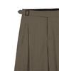 Sinkia Asymmetric Tuck Detail Gurkha Trousers Ash Olive