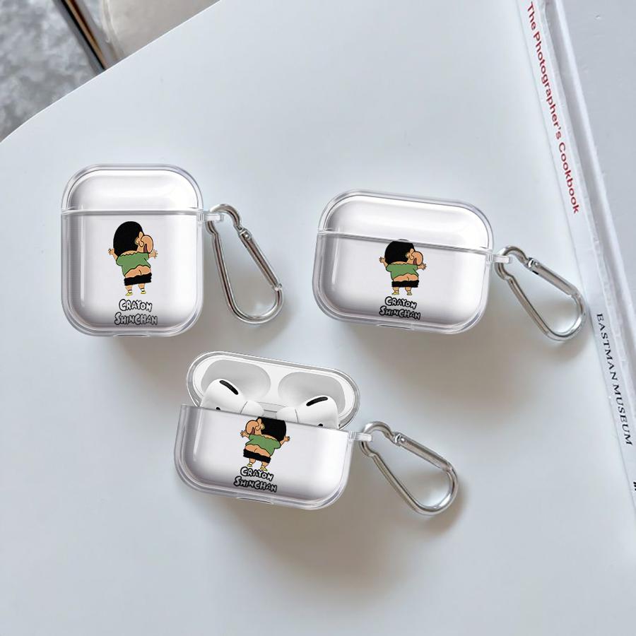 Anime Crayon ShinChan Clear Earphone Cases Cover Case For Airpods 2 Pro2 1 4 Pro3 Pro 3