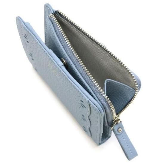 Ondure Purse Bifold Wallet 35-3203 Sky Blue