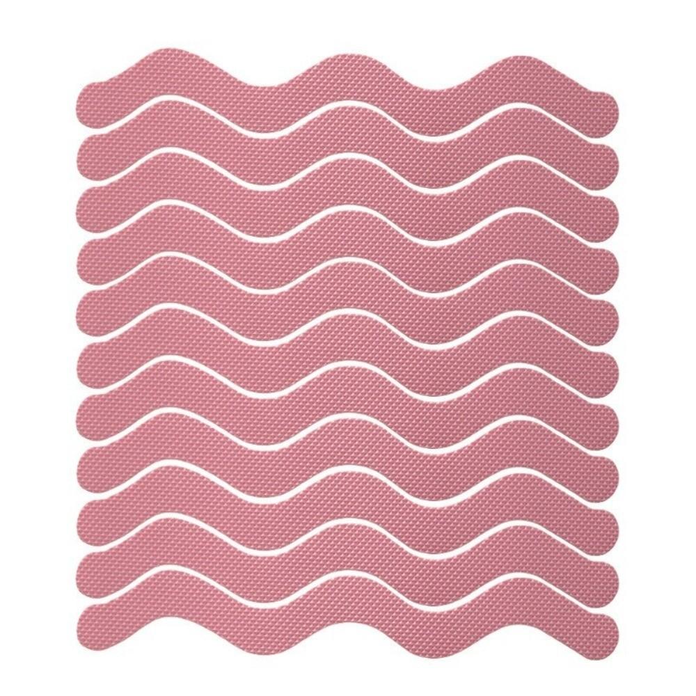 6/12pcs Adhesive Anti-Slip Stickers S-Shaped Design Bathroom Floor Stickers  for Bathtub