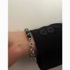 Titanium Steel Chain Bracelet For Men And Women Handmade Geometric Design Fashion Accessory