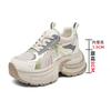 Fashion 9.5CM Women Summer Air Mesh Microfiber Platform Wedge Slides Shoes Sandals Breathable Mules Shoes Fashion Women Chunky Sneakers