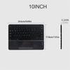 Mini Lightweight Portable Wireless Bluetooth-compatible Keyboard for Laptop Ultra Thin Keyboard Replacement 7/9/10 Inch