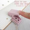 1pc Mini Single Hole Punch 6mm Circle Holes Small Tiny with Non-Slip Removable Base & Lock for Journaling