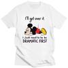 2025 New Custom Classic Mickey Mouse T Shirts Men Short-Sleeve T-shirt Casual Tee Pure Cotton Slim Fit Tshirts Merch