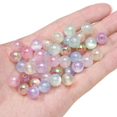 5/10 Stuks Acryl UV Galvanisch Behandeld Jelly Kattenoog Kralen Voor DIY Armbanden Kettingen Sieraden Maken