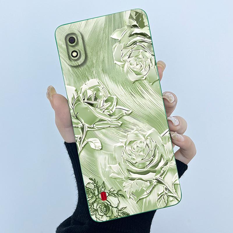 For Samsung Galaxy A10 A10s M01S Case Simplicity Painting Liquid Soft Silicone Cover for Samsung A10 A105F A10S SM-A107F Casing