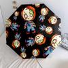 1 PC Automatic Folding Umbrella - Chucky Pattern Portable Foldable Design With 8 Ribs Christmas Birthday Gifts