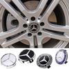 New 80% 4PCS For Mercedes benz Car Wheel Center Cap Hub Covers Badge For W204 W203 W205 W124 W221 C E S GLE CLC Class Accessori