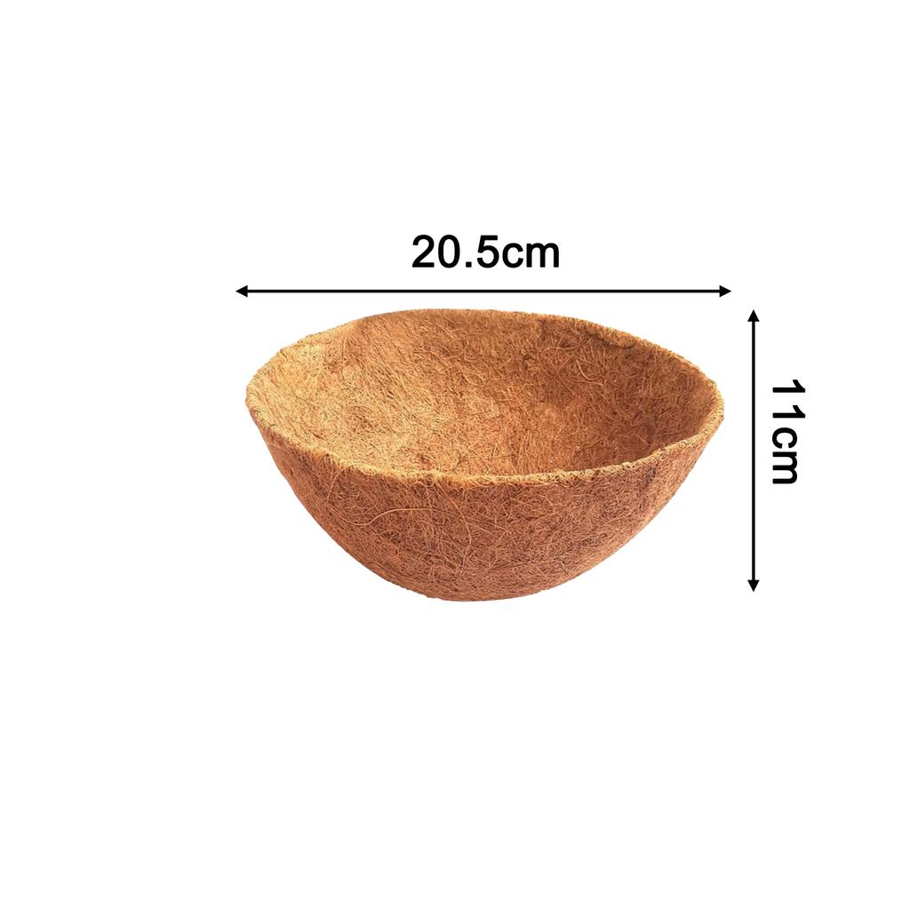8/10/12/14/16 Inch Round Coconut Palm Pot Liner Hanging Basket Replacement Liner Gardening Planting Cultivating Accessories