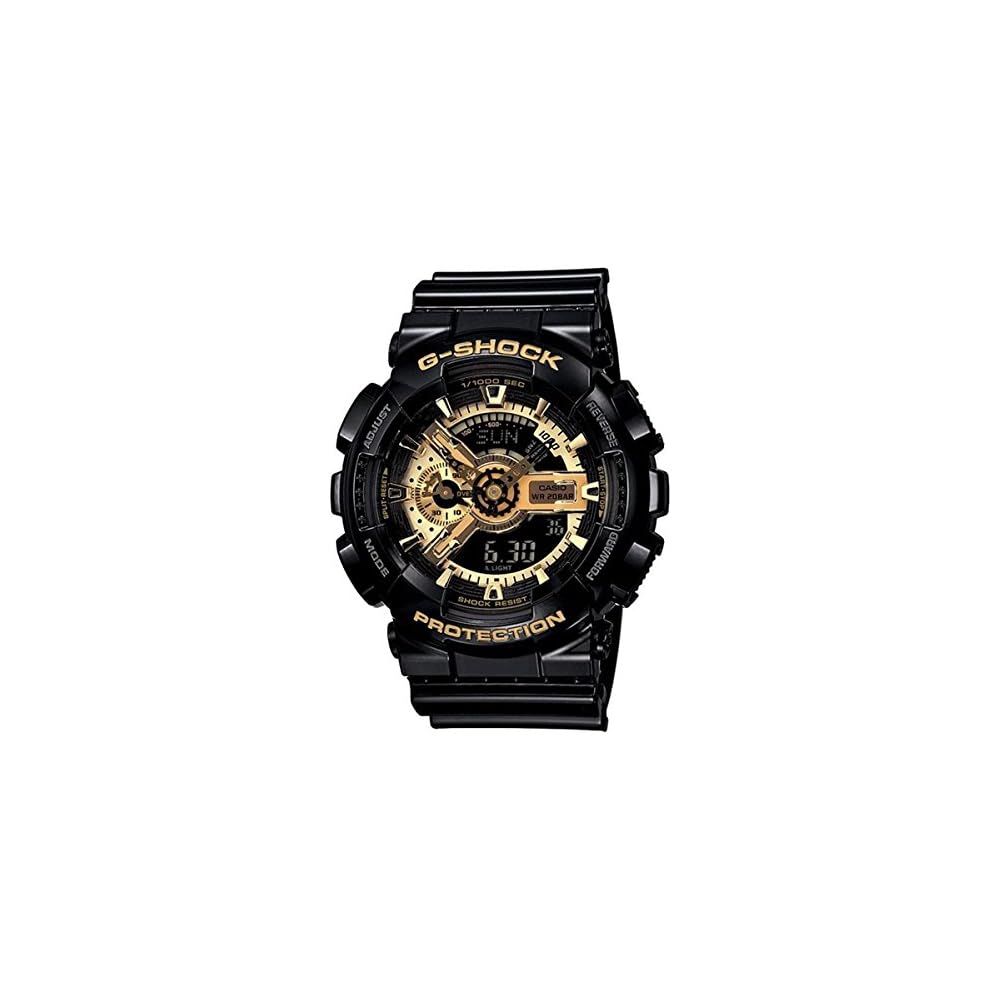 Casio G-Shock GA-110GB-1A Waterproof Black and Gold Men s Watch