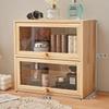 Cup Desktop Storage Cabinet Solid Wood Teacup Tea Set Storage Cabinet Dining Table Coffee Cup Storage Countertop Cup Holder