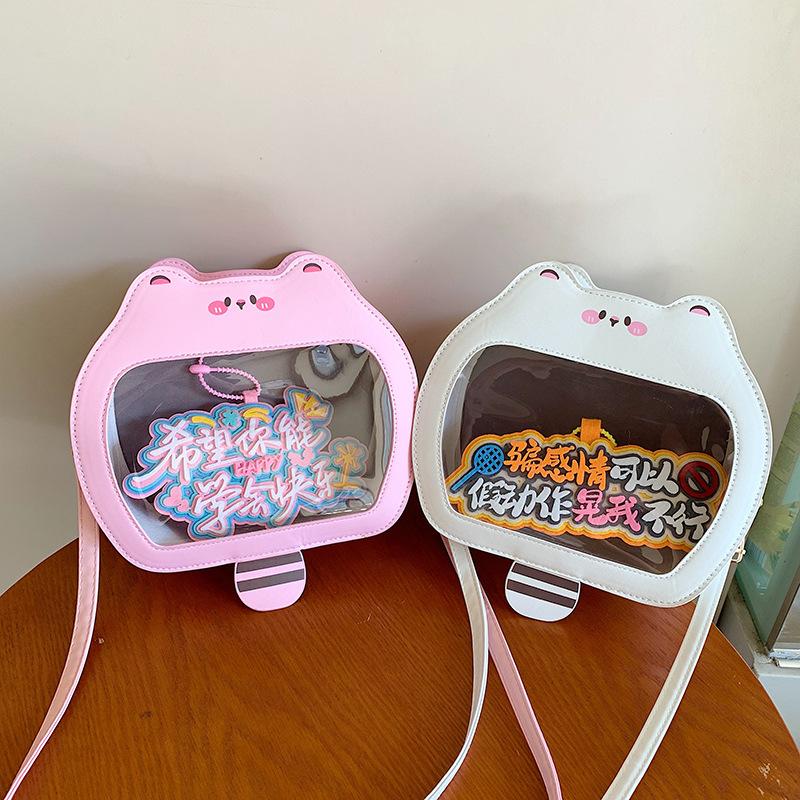 

Харадзюку новая студенческая женская сумка милая и универсальная полукруглая сумка-мессенджер на плечо