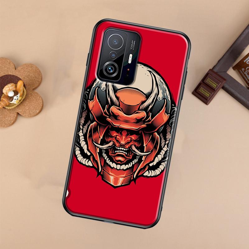 Hannya Demon Oni Case For Xiaomi POCO X7 Pro X3 X5 X6 F3 F5 F6 M6 Pro 11T 12T 13T 14T Pro 13 14 Ultra Cover
