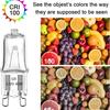 5/10/20PCS Eco Halogen Light Bulbs G9 120V 25W 40W 60W Energy Efficient Crystal Lamps with LED Inserted Beads for Home Lighting