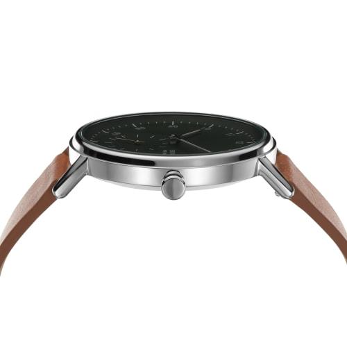 KUPPEL Two-Hand Sub-Second Luggage Leather Watch