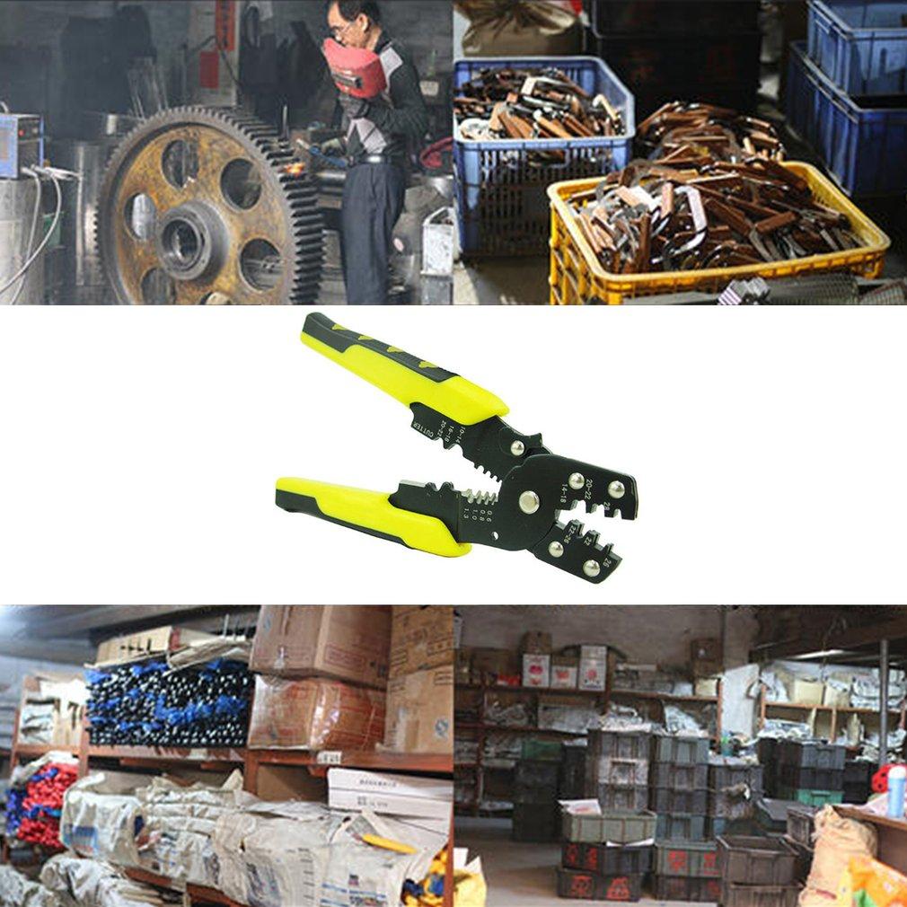 Automatic Crimping Tool Cable Wire Stripper Peeling Pliers Adjustable Terminal Cutter Wire multi-tool Crimper
