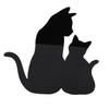 Cat Night Light LED Light Sensing Sound Activated Black Cat Silhouette Lamp for Living Room Hallway Kitchen Bedroom Wall Decor