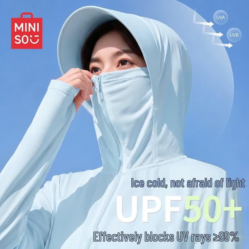 MINISO Women s Lightweight UV Protection Sun Jacket 2XL