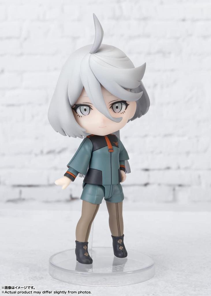 TAMASHII NATIONS Figuarts mini Mobile Suit Gundam Witch of Mercury Miorine Remblanc figura móvel pintada de 90 mm Aprox.. PVC e ABS
