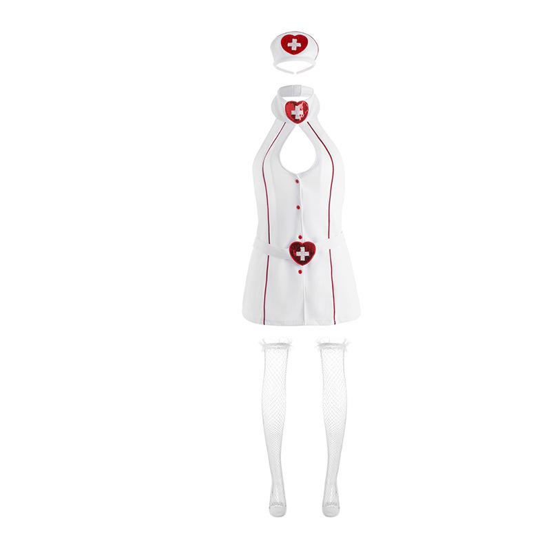 Sex Dessous Sexy Reine Begierde Cosplay Krankenschwester Verführung Leidenschaft Anzug Neue Uniform Offener Anzug