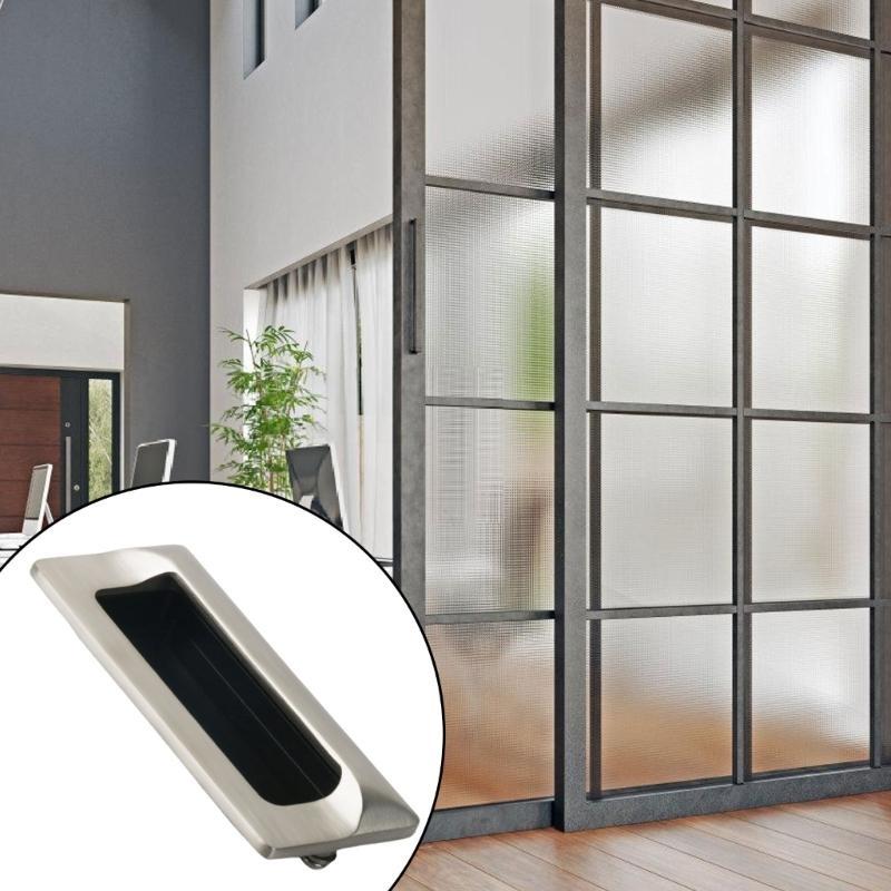 Steel Cabinet Pull with Invisible Designs Drawer Handles Vintage Cabinet Hardware Modern Concealed Drawer Handles set