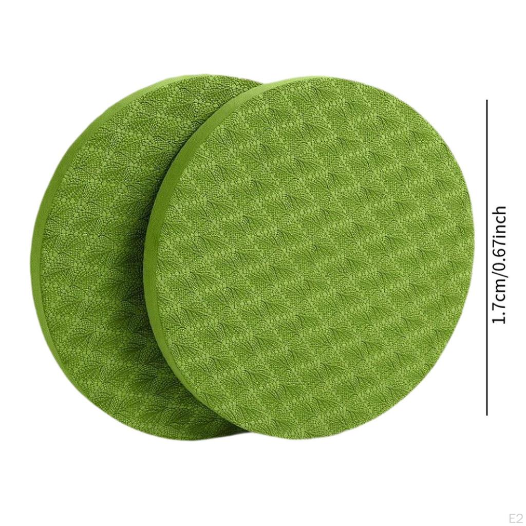 2 Knee Pads Round Cushion for Home And Travel Workouts