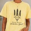 Comfort Colors Unbroken Ukrainian Pride Shirt, Deep Roots Unbroken Spirit Tee, Tryzub Wheat Shirt, Ukrainian Culture Gift, Cute Tryzub Tee
