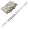 50pcs Replacement Head Nail Drill Bits Cylinder Shape Nail Drill Bit Set  For Nails