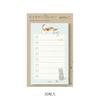 Midori Sticky Notes Task Paper Cat Pattern Green