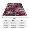 Crayons Shin-chans Cosplay Plush Blanket Kids Adult  Flannel Throw Blanket For Outdoor Super Soft Custom Quality Bedspread Gift