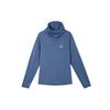 Dri-Fit Adv Lava Tree Sun-Protective Quick-Dry Langermet T-skjorte med hette for menn Overdeler Phantom-Blue DX6968-491