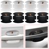 4PCS Car Door Handle Protection Sticker Emblem Decoration Styling For Porsche Boxster Cayenne Panamera Macan Cayman 911 918 996 917 991