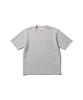 Snow Peak Co/Pe Knit Pullover KN-25SU002 Short Sleeve T-Shirt, Light Gray, Size M, for Men and Women