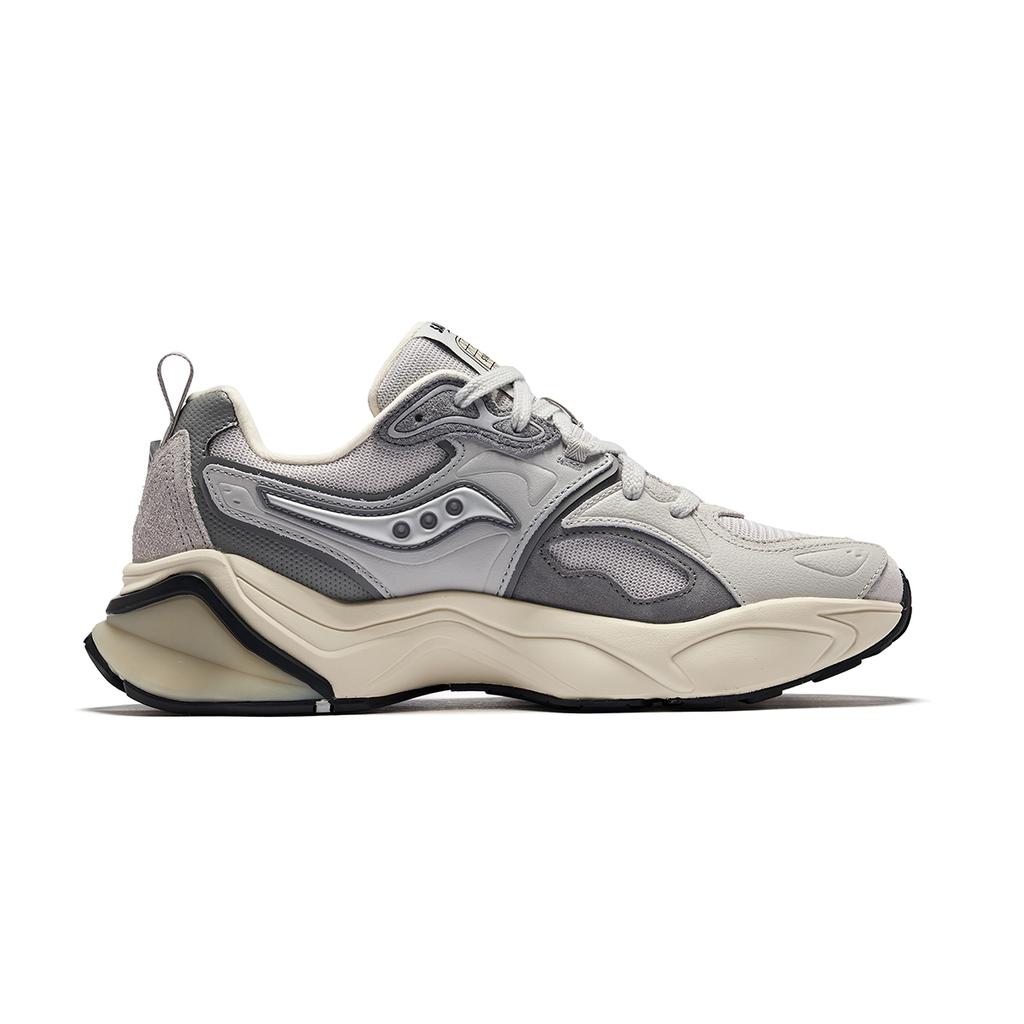 Saucony Stabil Re Casual Retro Supportive Durable Low-Top Running Shoes Unisex sneaker Gray Silver S79055-1