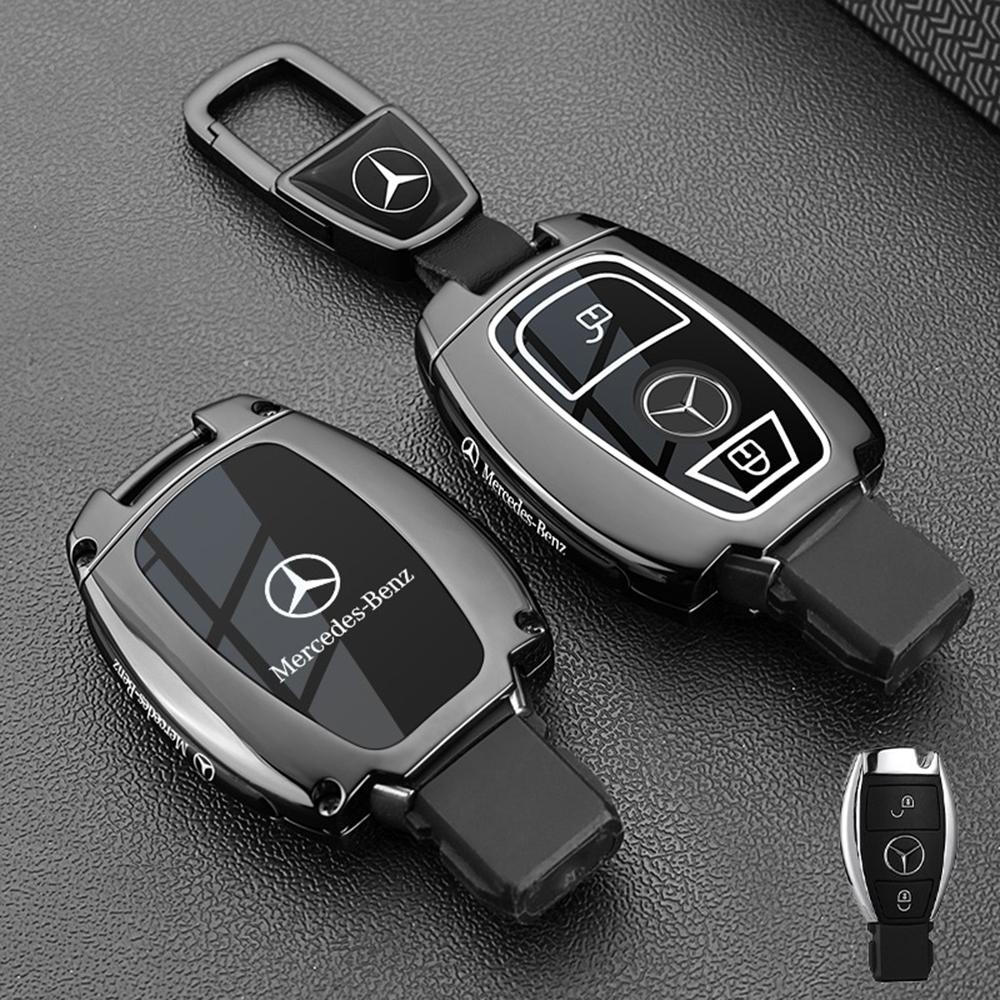 2/3 Buttons For Mercedes Benz A B G R Class GLA GLK W176 W204 W251 W463 Zinc Alloy Car Remote Key Case Cover Fob Accessories