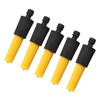 5pcs Plastic Garden Irrigation Tool Yellow Black Spray Nozzle  Patio Maintenance