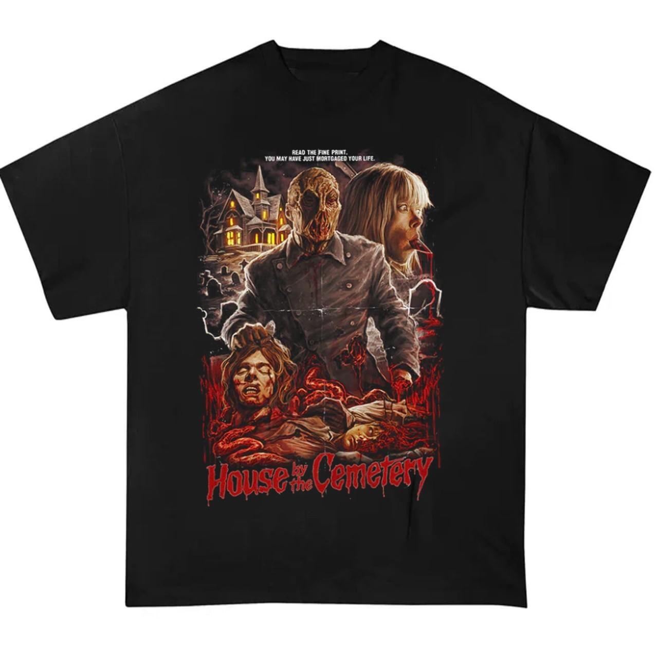 

House By The Cemetery Horror Unisex Graphic Halloween S-5XL XL