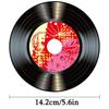 35pcs 5.6 Inch 1950's Records Decorations Rock and Roll Music Party Decorations 70's Wall Vinyl Records for Disco Birthday Music Theme Party